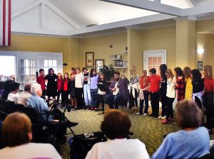 Students put on a show for residents